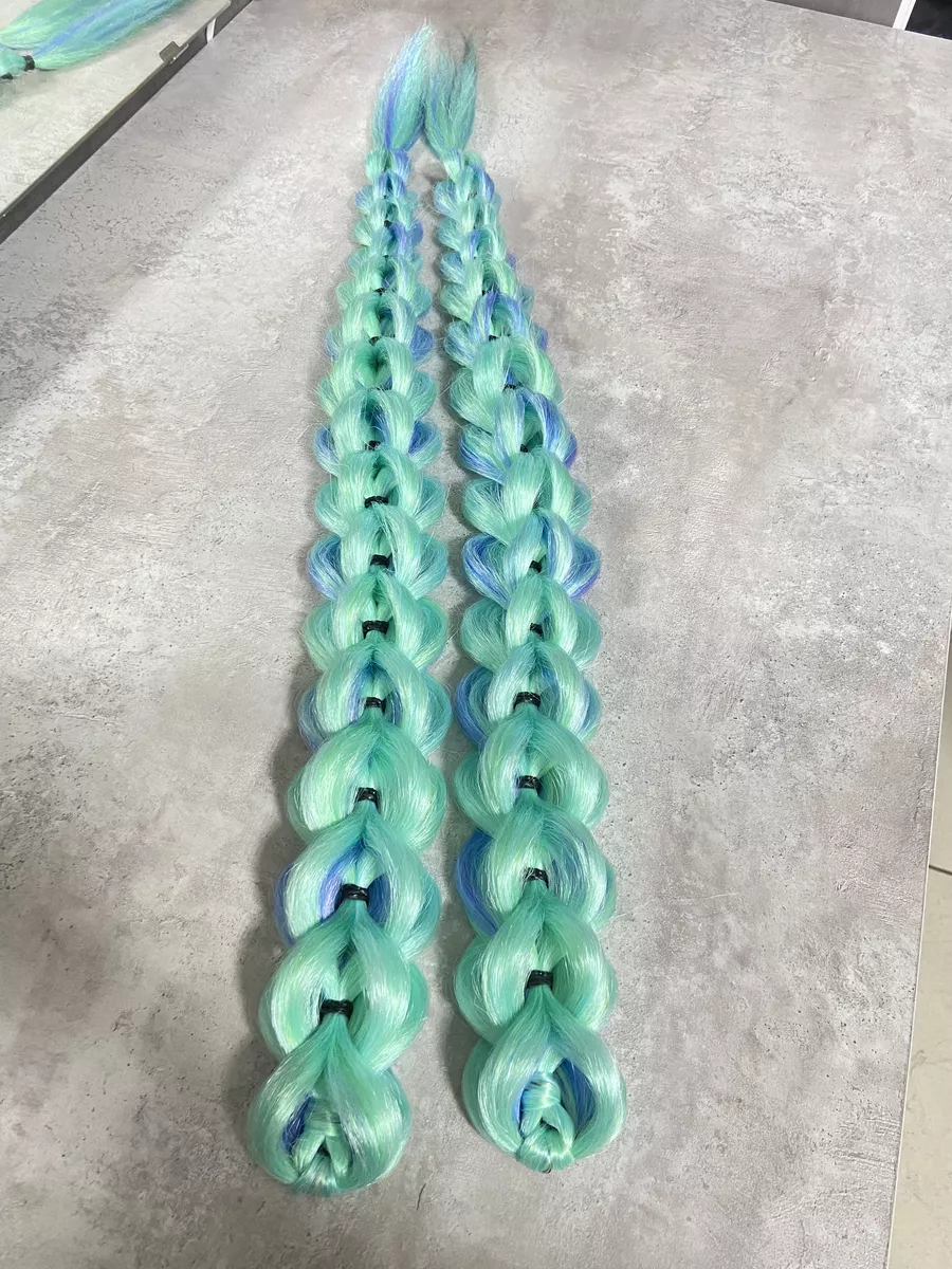 3д косы накладные на заколках