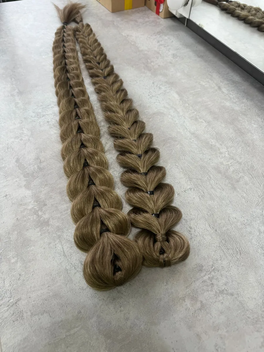 Французские косы накладные на заколках