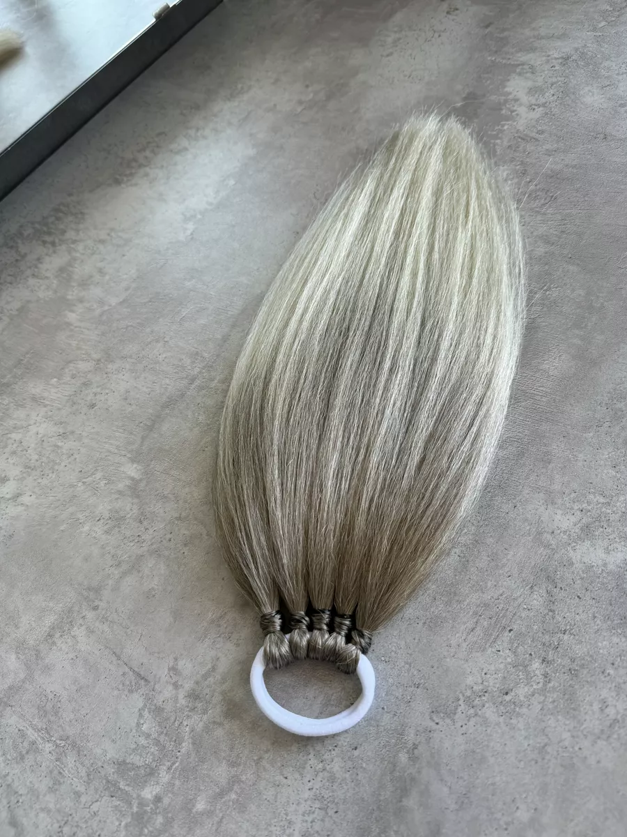 Хвост из канекалона на резинке