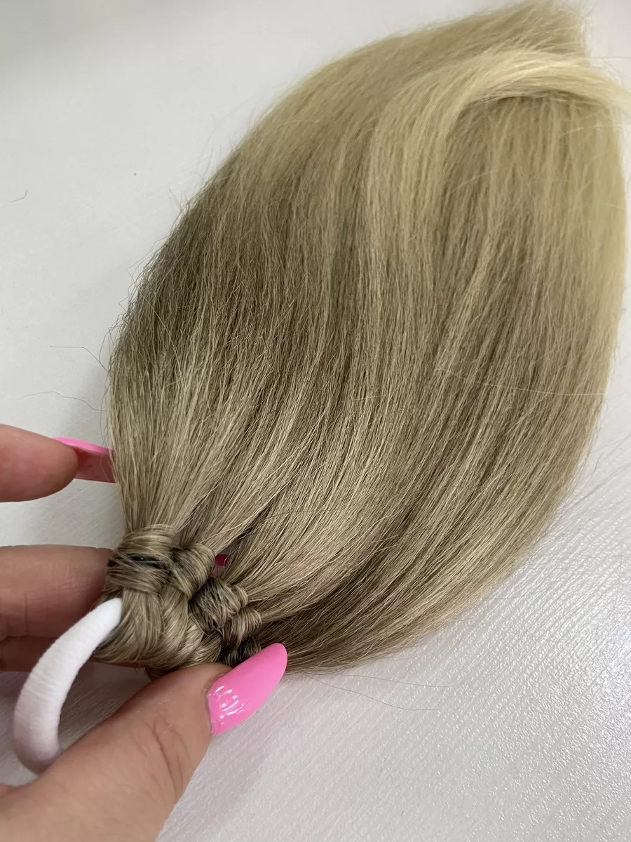 Хвост из канекалона на резинке