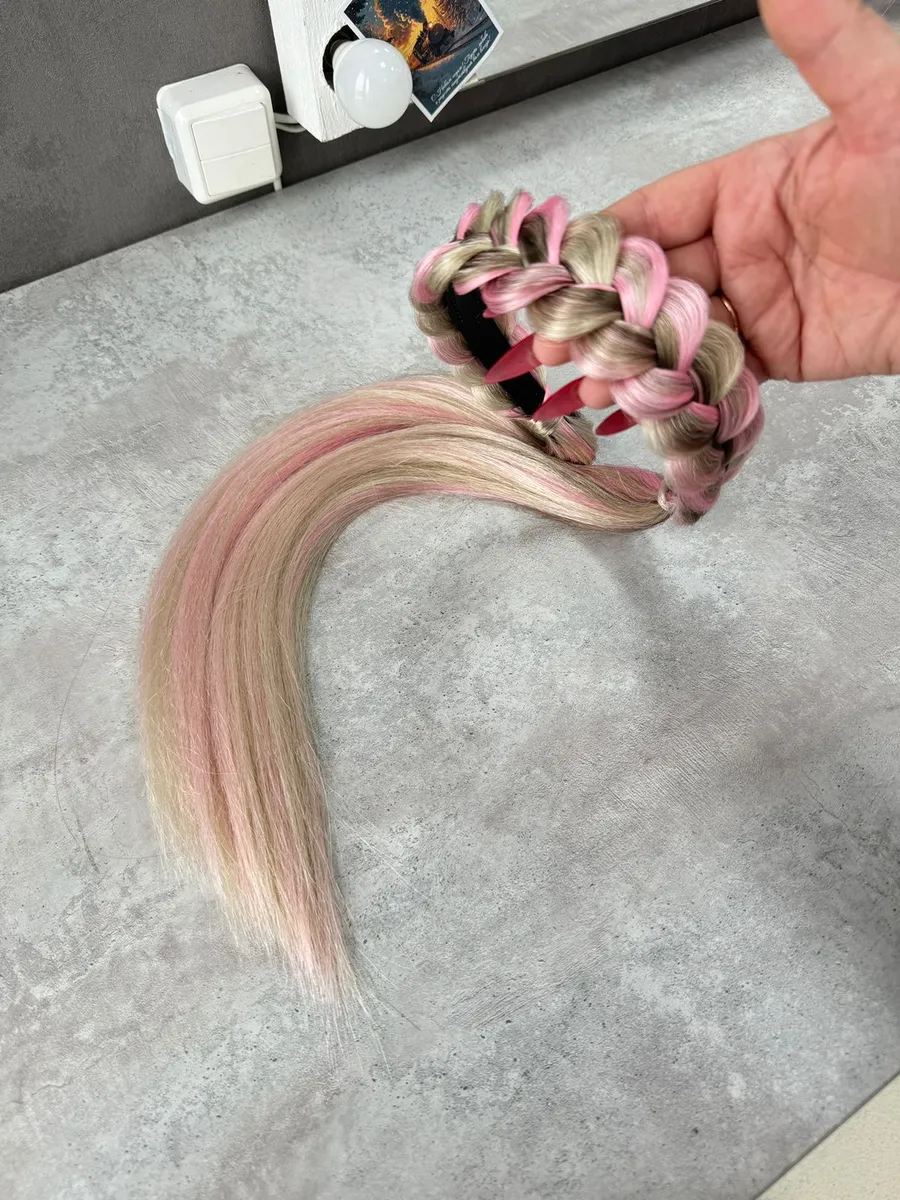 Ободок с хвостиками