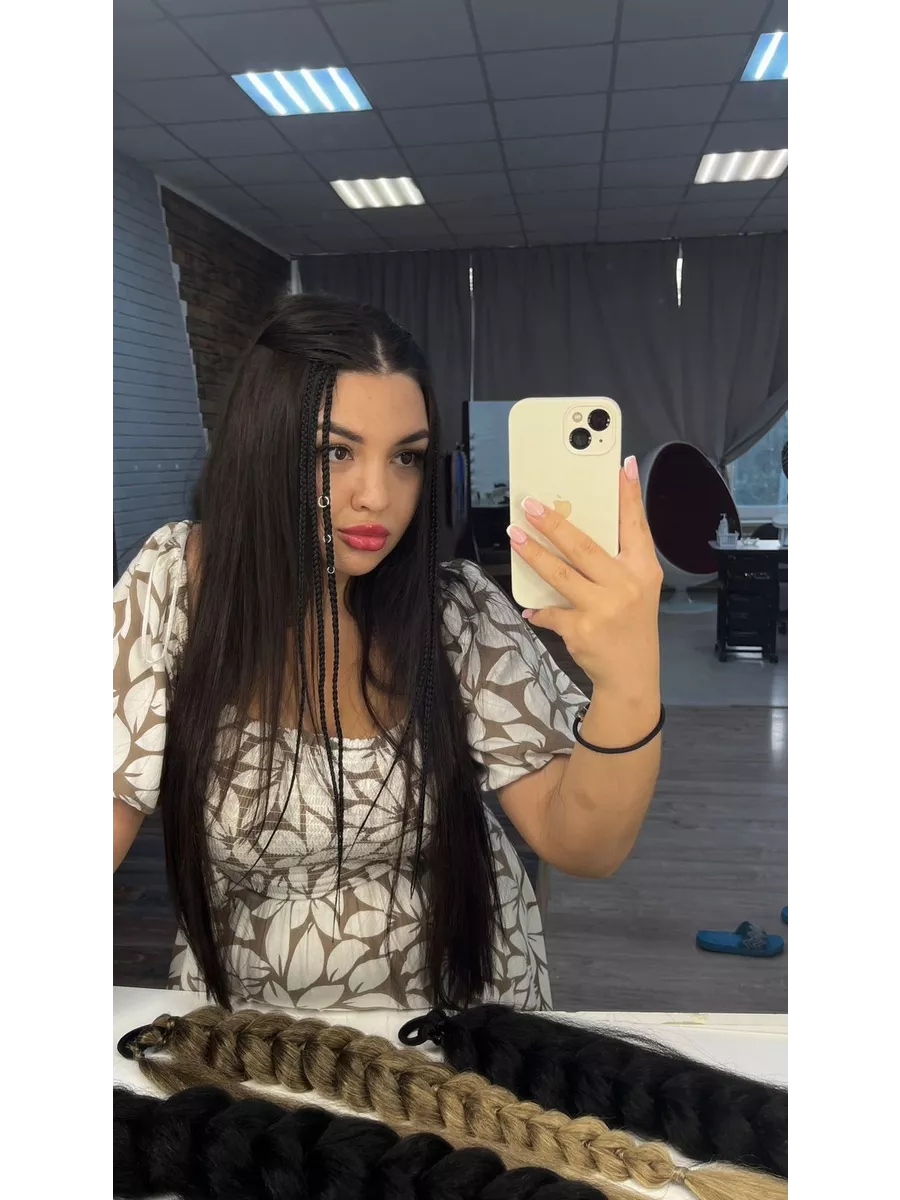 косы на заколках