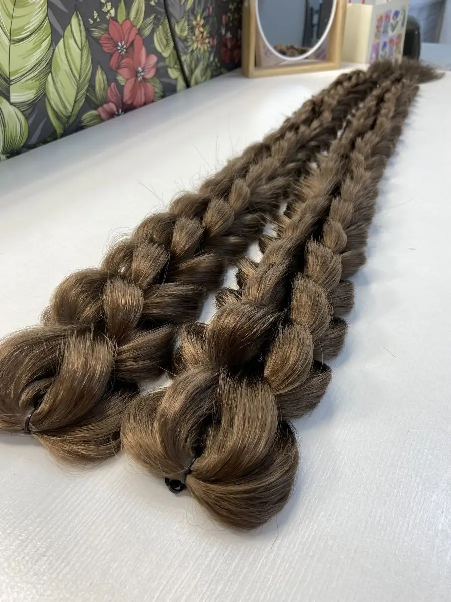 3д косы накладные на заколках