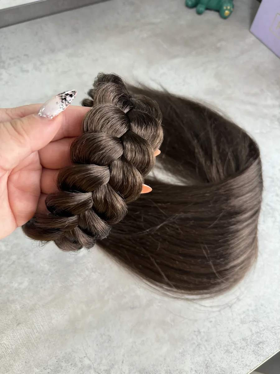 Ободок с хвостиками