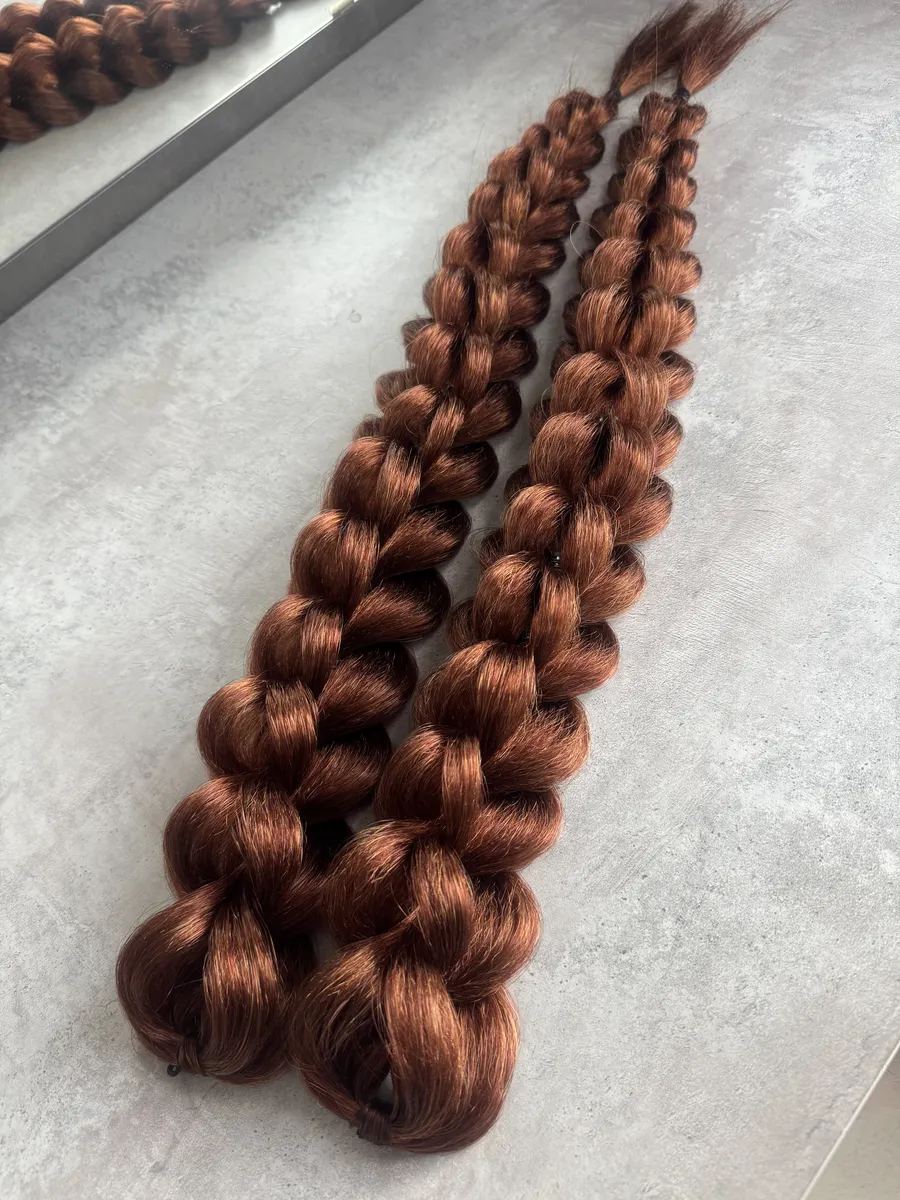 3д косы накладные на заколках