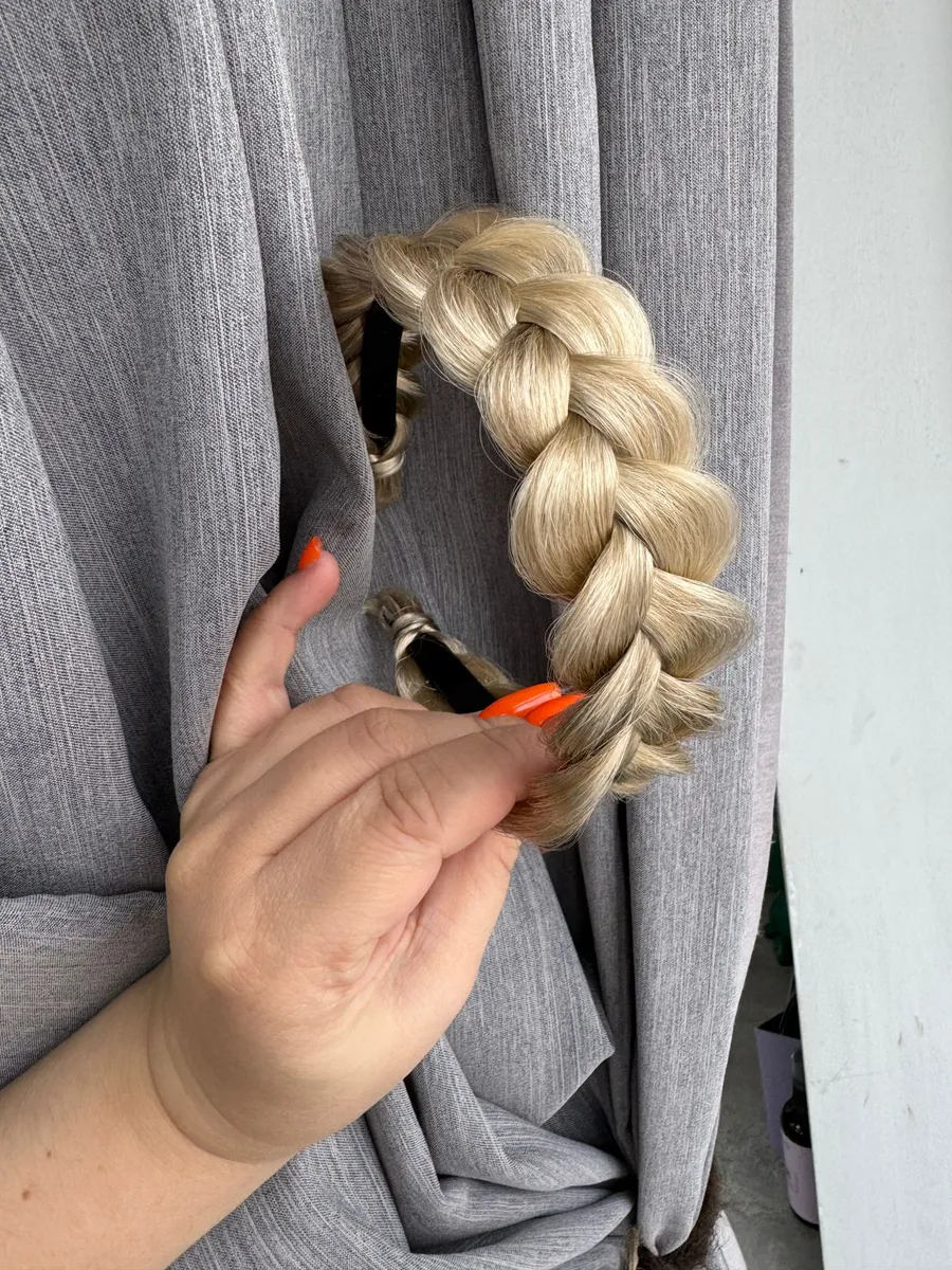 Ободок с косой