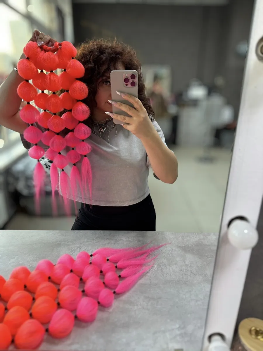 Резинка для волос фонарики