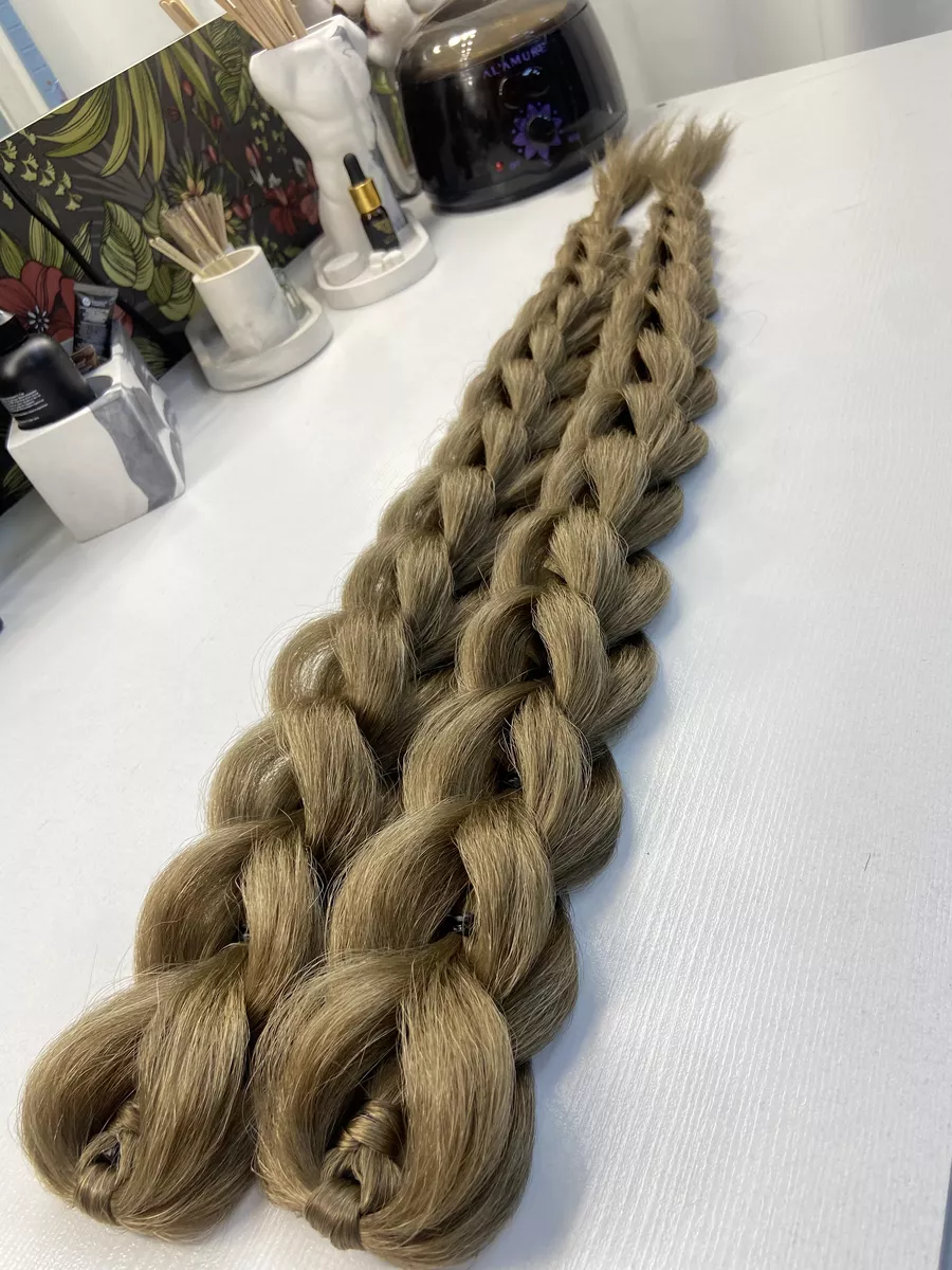 3д косы накладные на заколках