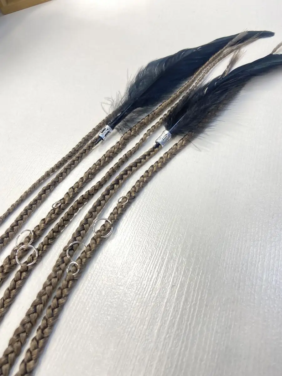 косы на заколках