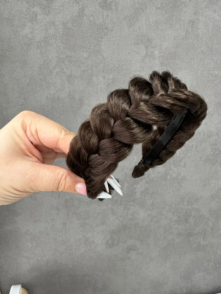 Ободок с косой