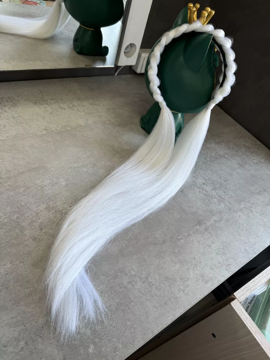 Ободок с хвостиками