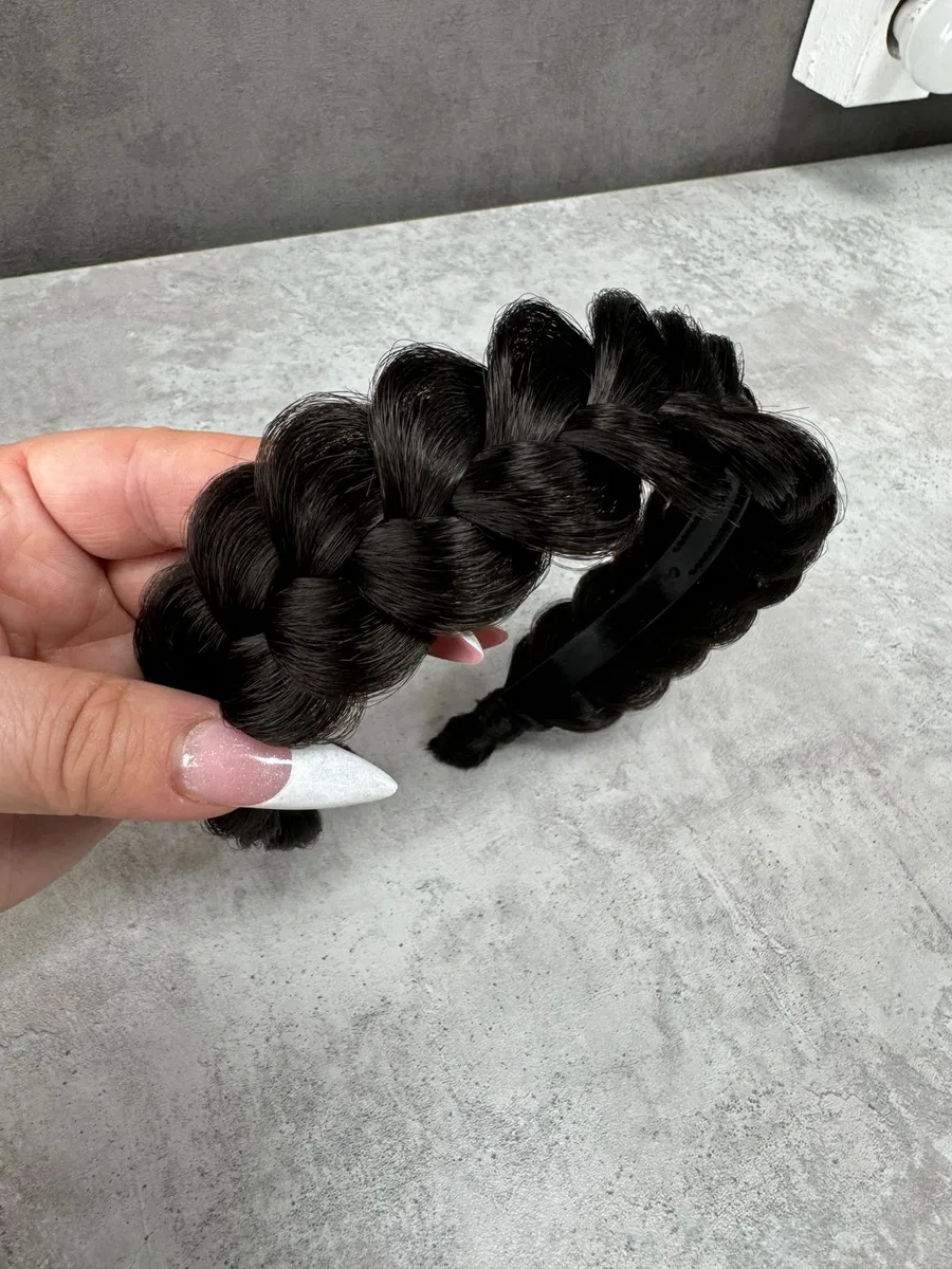 Ободок с косой