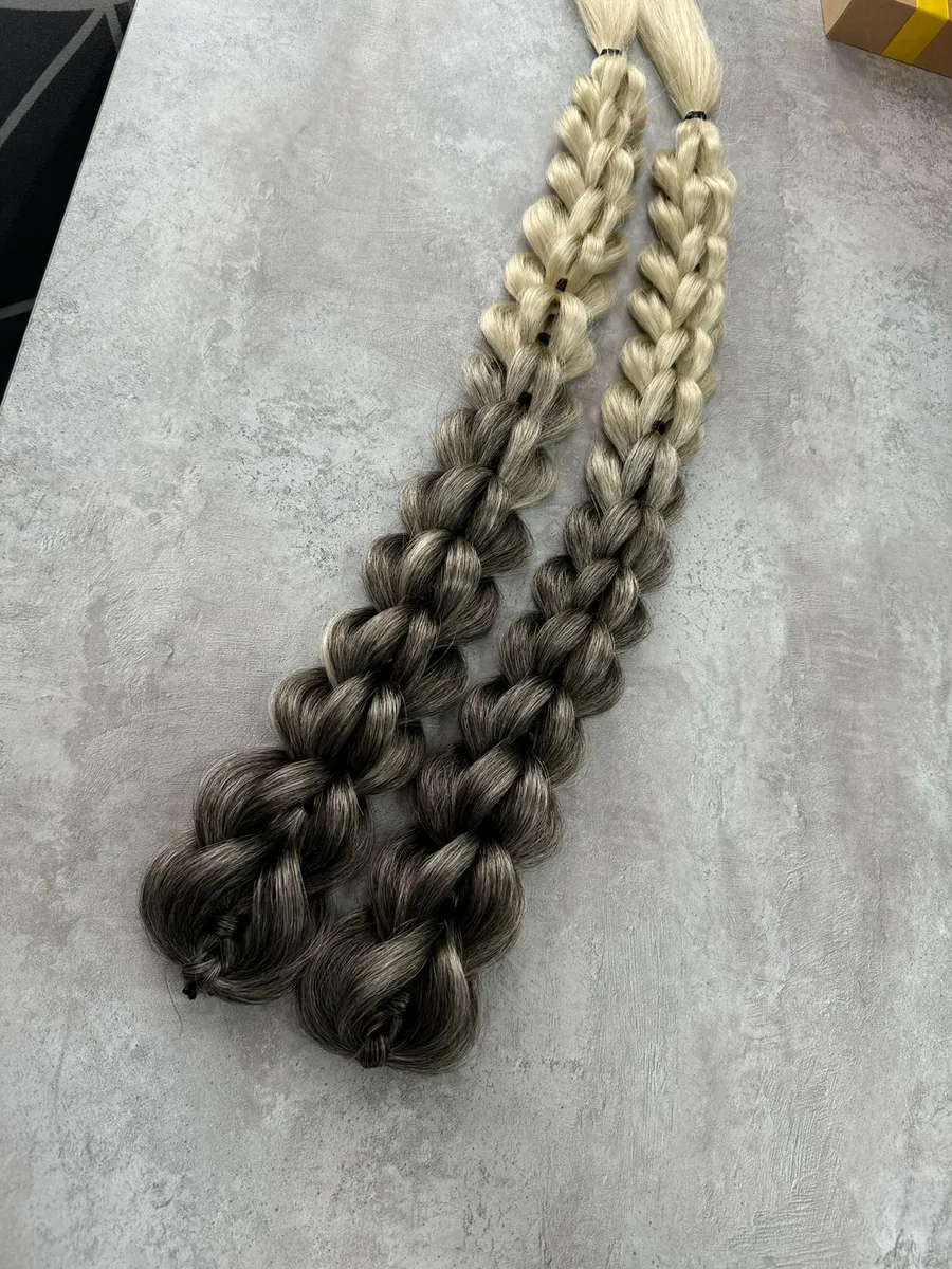 3д косы накладные на заколках