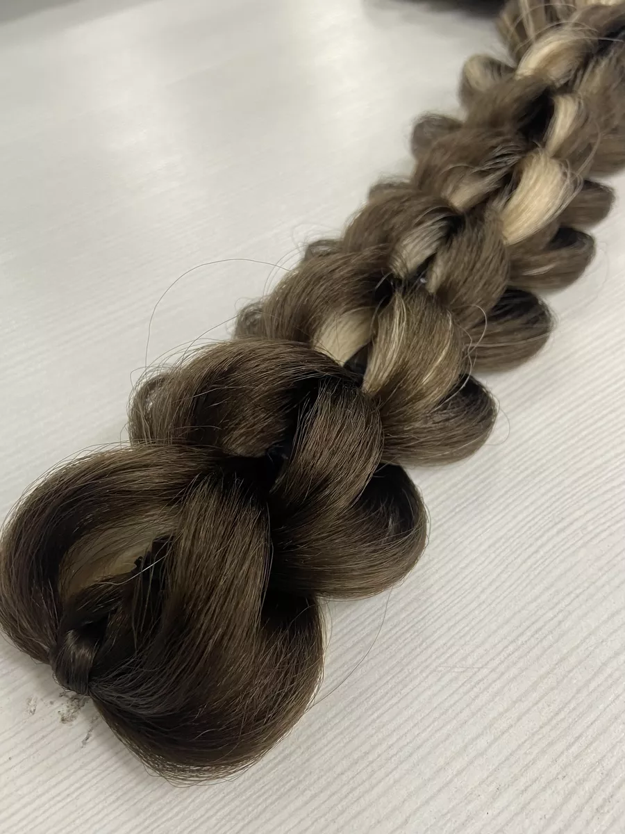 3д косы накладные на заколках