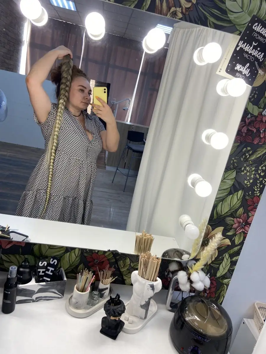 Хвост-коса на резинке