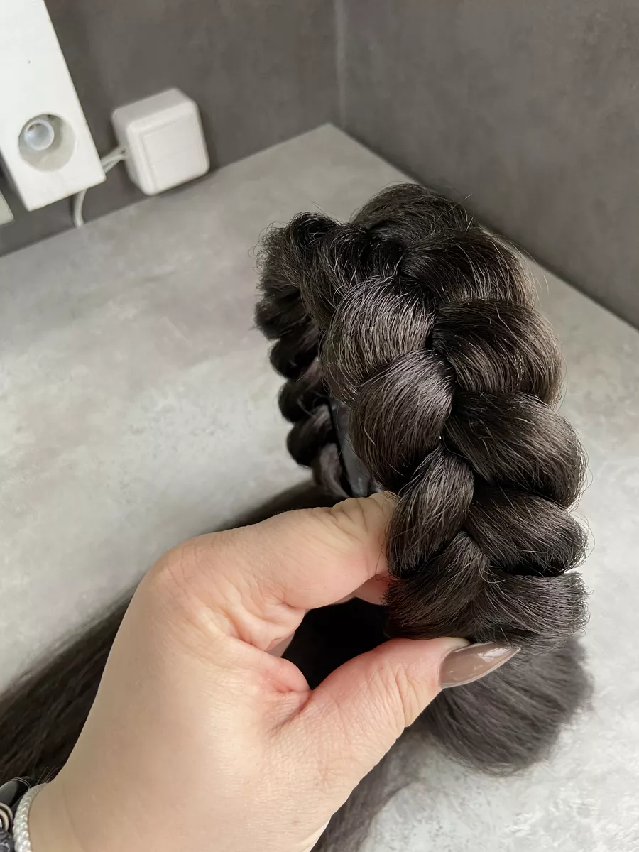 Ободок с хвостиками