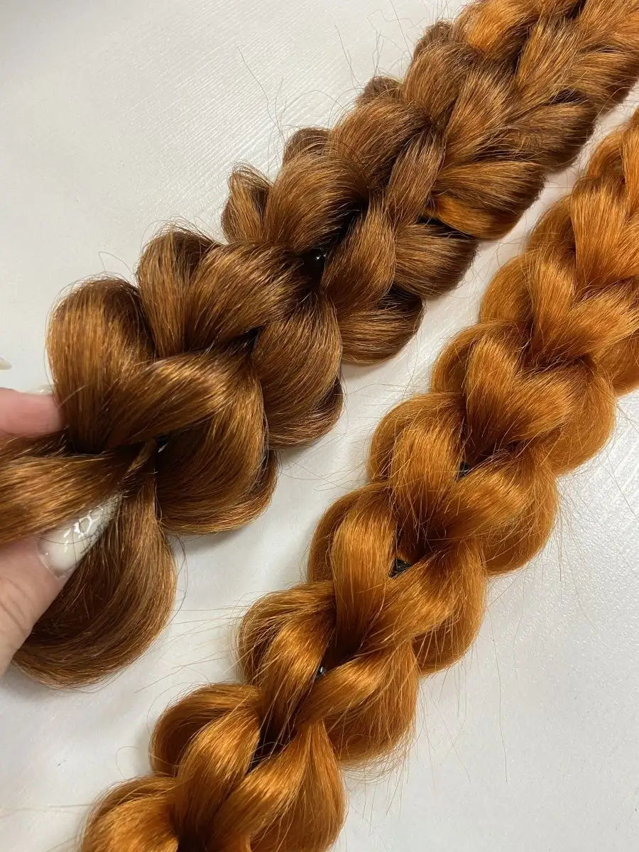 3д косы накладные на заколках