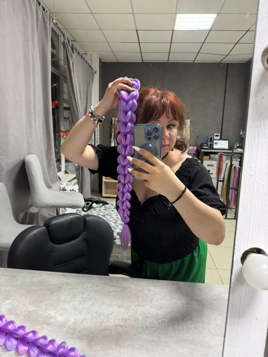 3д косы накладные на заколках