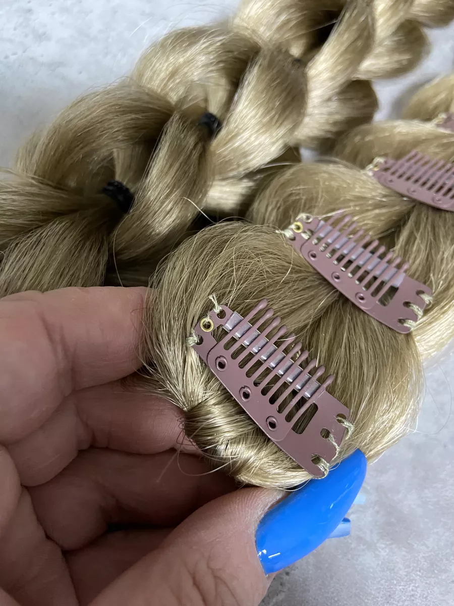 3д косы накладные на заколках