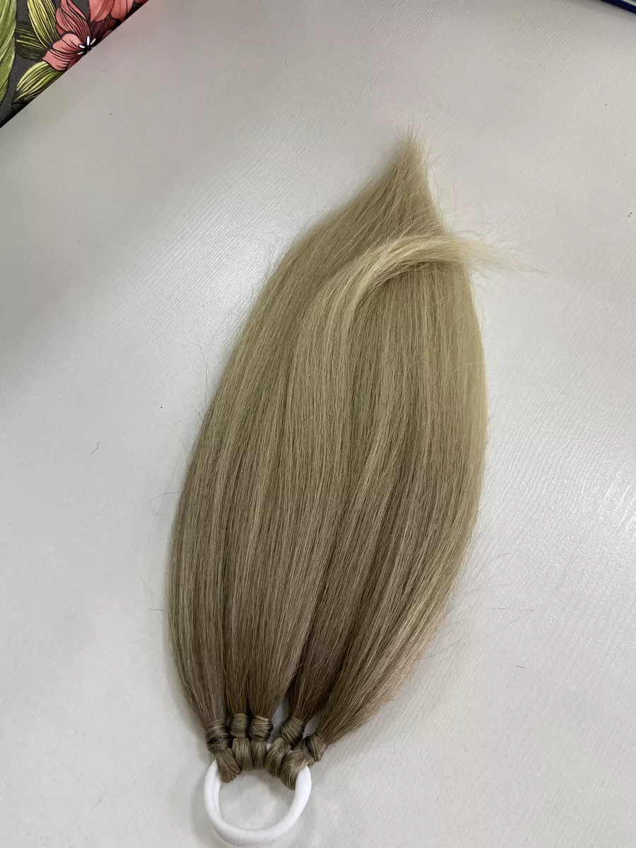 Хвост из канекалона на резинке