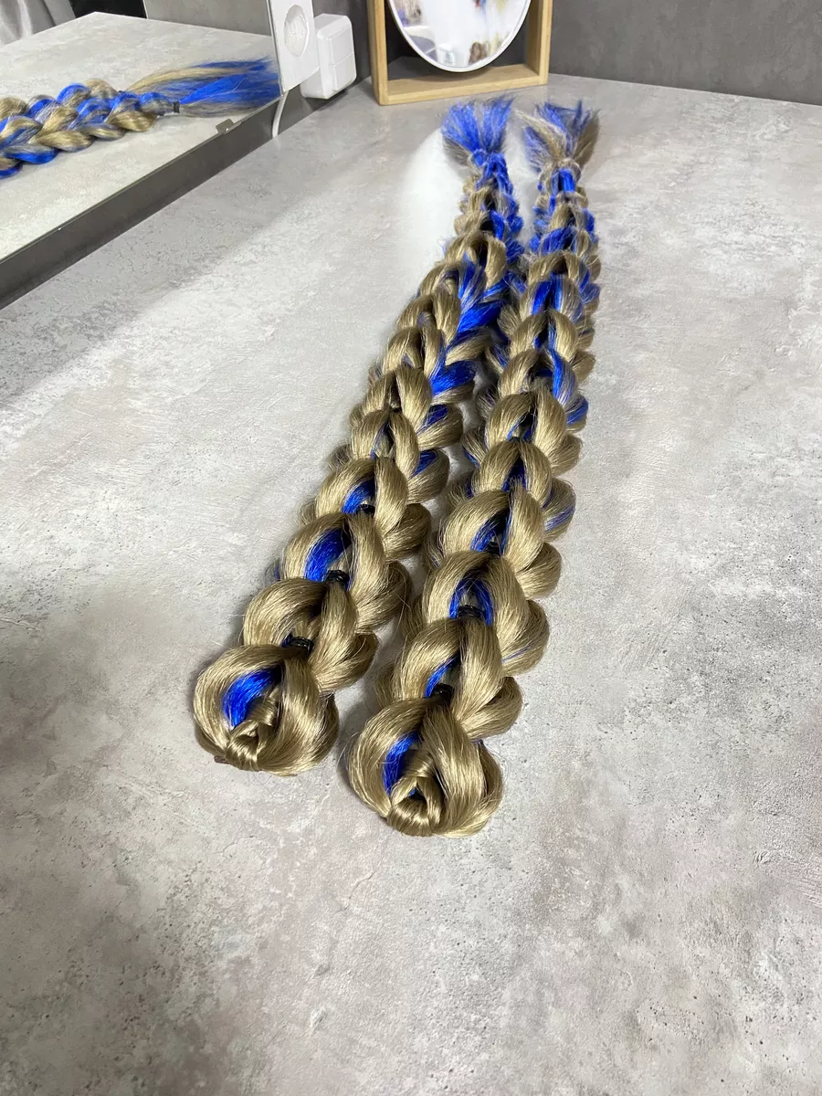 3д косы накладные на заколках