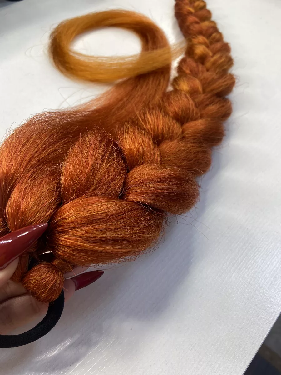 Хвост-коса на резинке