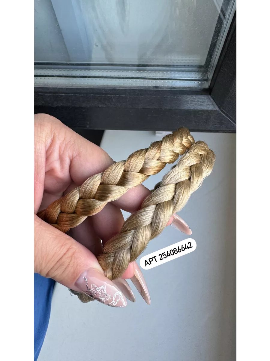 Ободок с косой