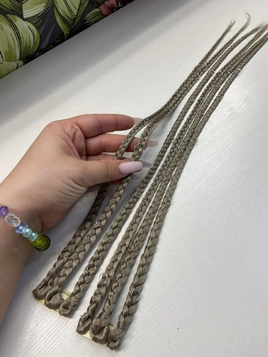 косы на заколках