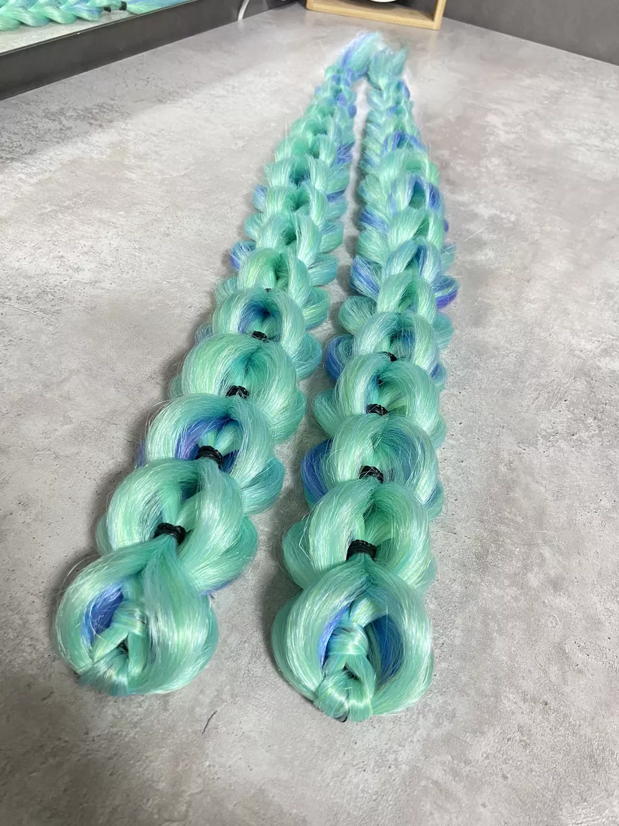 3д косы накладные на заколках