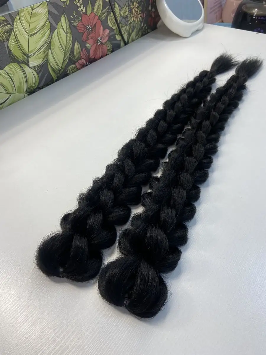 3д косы накладные на заколках