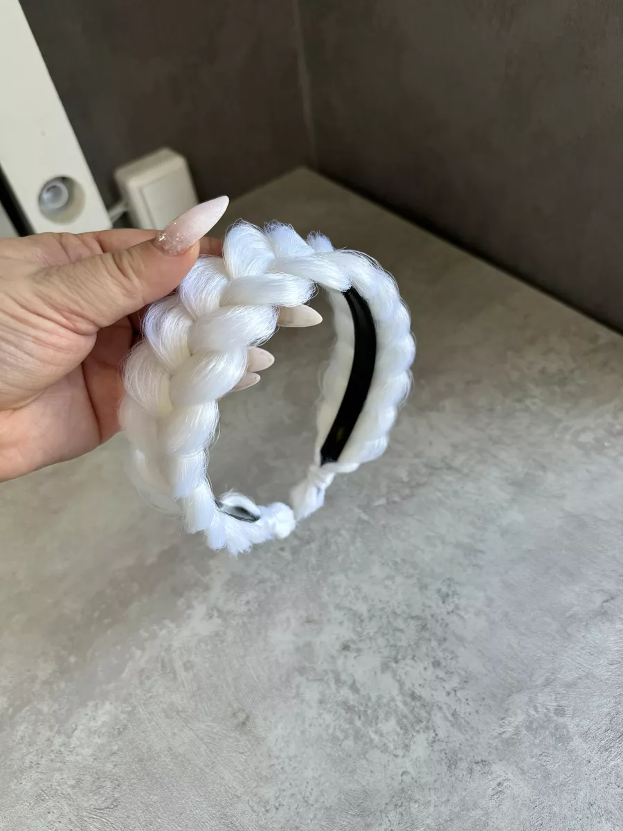 Ободок с хвостиками