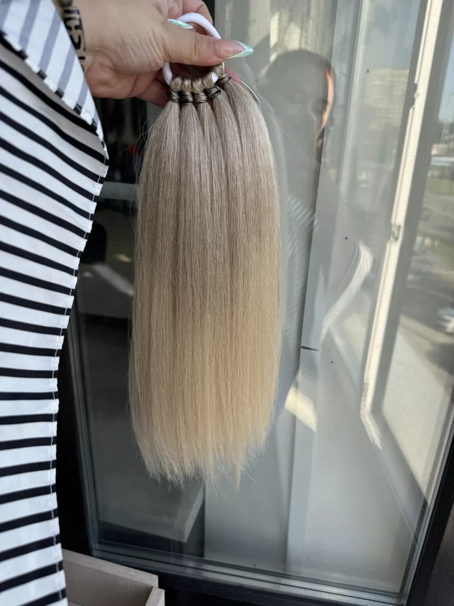 Хвост из канекалона на резинке