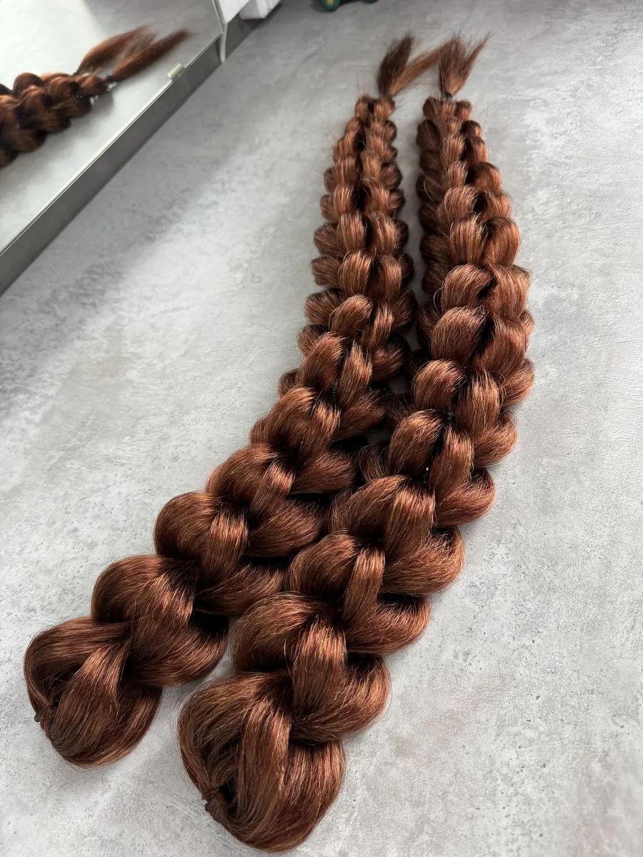 3д косы накладные на заколках