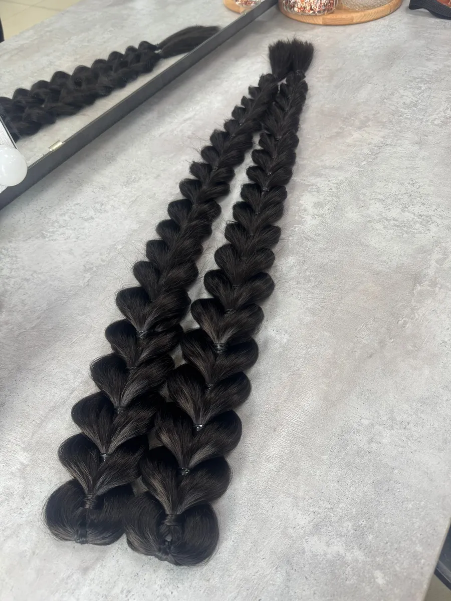 Французские косы накладные на заколках