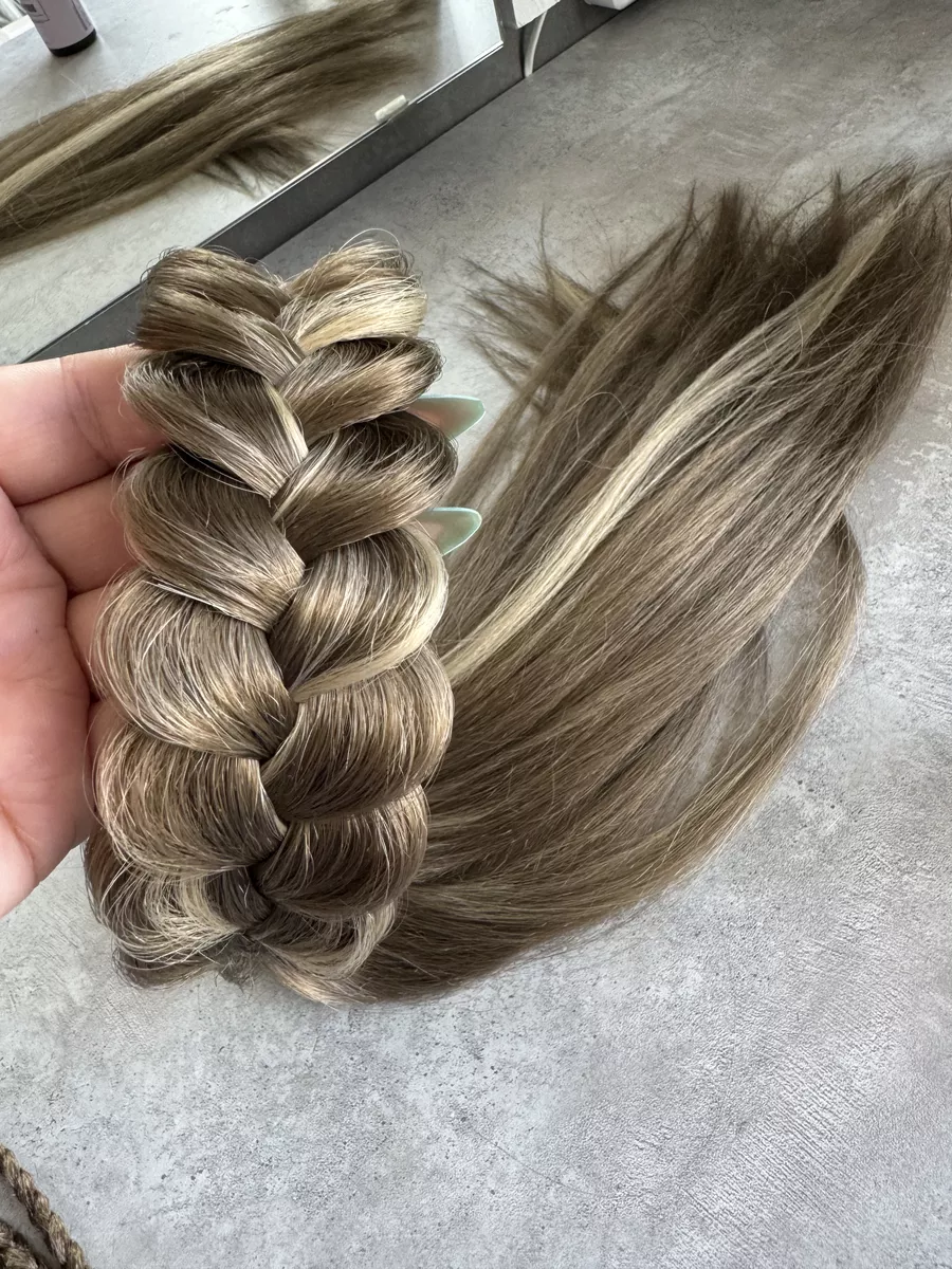 Ободок с хвостиками