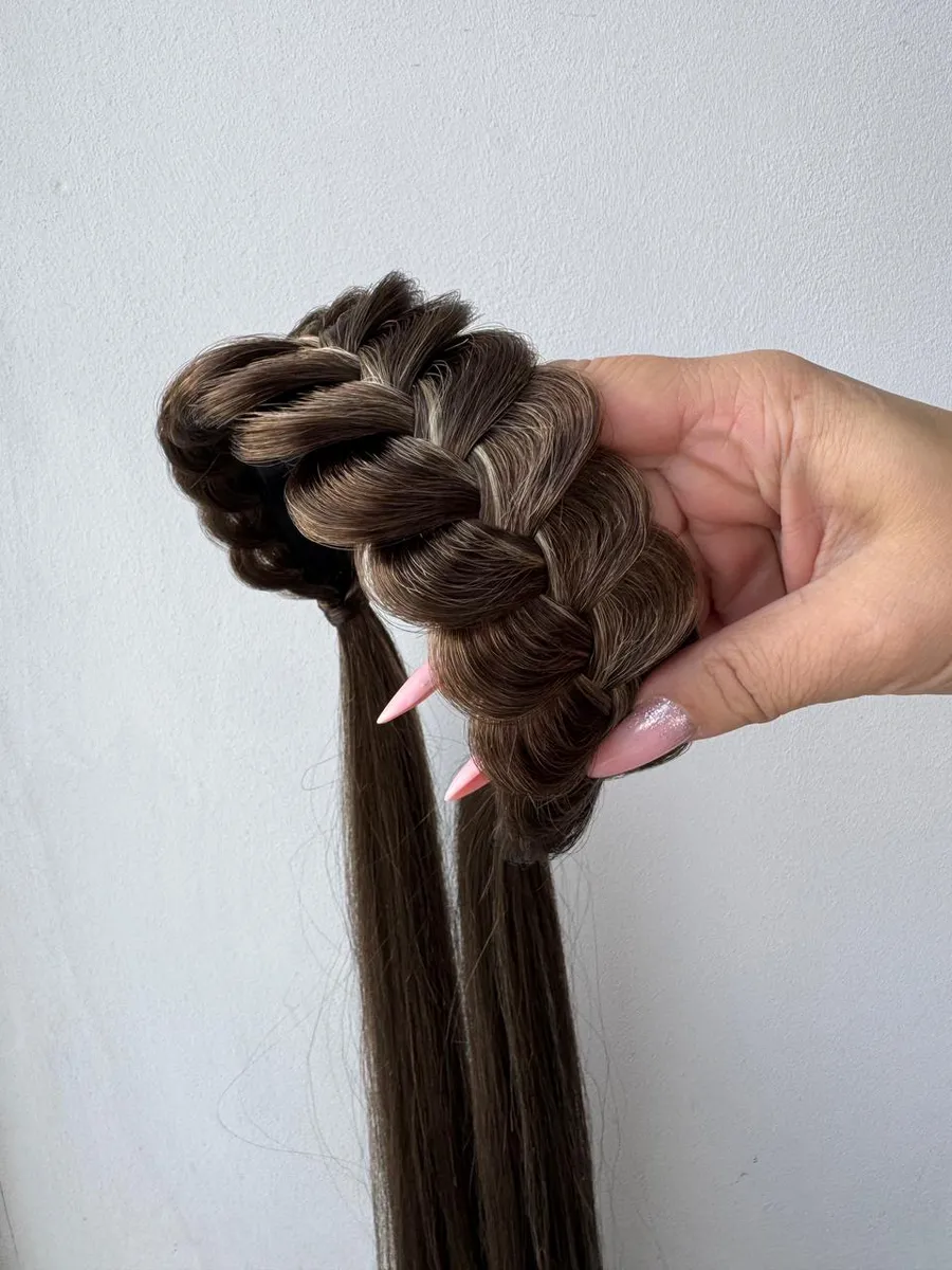 Ободок с хвостиками