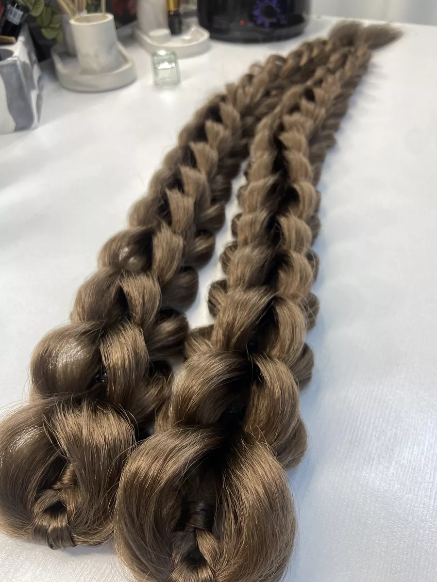 3д косы накладные на заколках