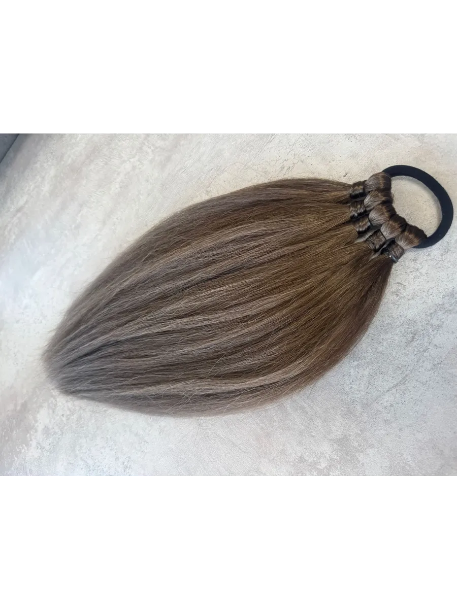 Хвост из канекалона на резинке