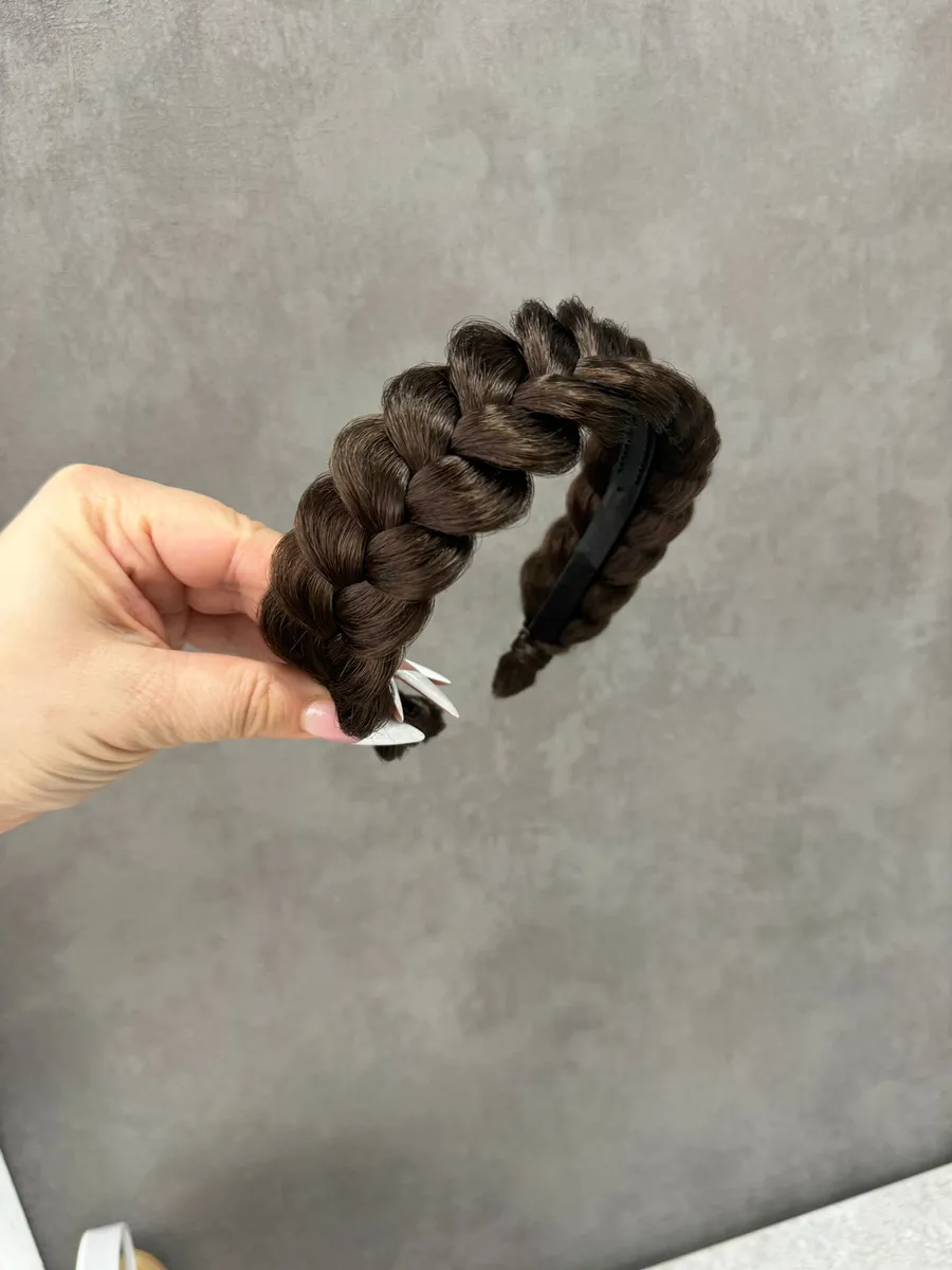 Ободок с косой