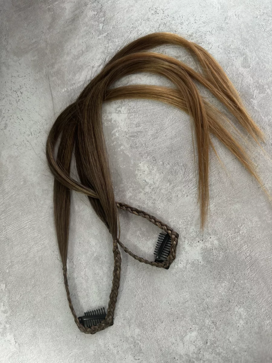 косы на заколках