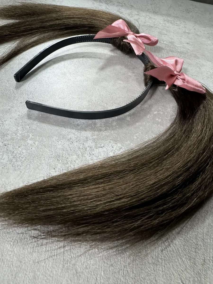 Ободок с хвостиками