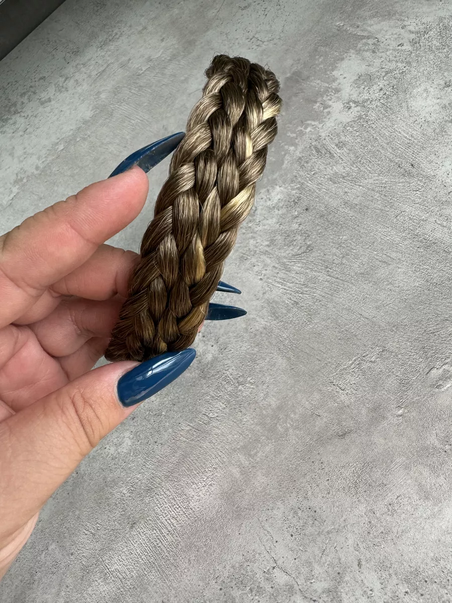 Ободок с косой