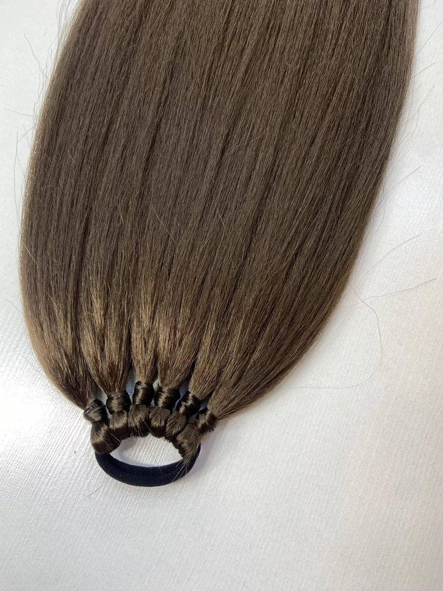 хвост на резинке