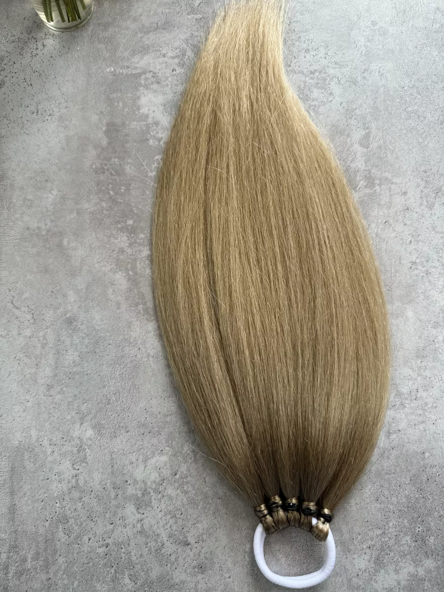 Хвост из канекалона на резинке