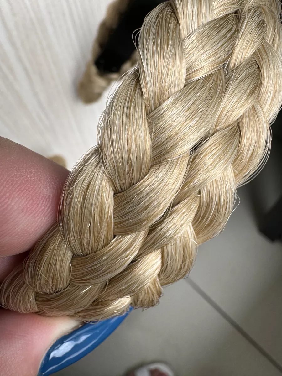 Ободок с косой