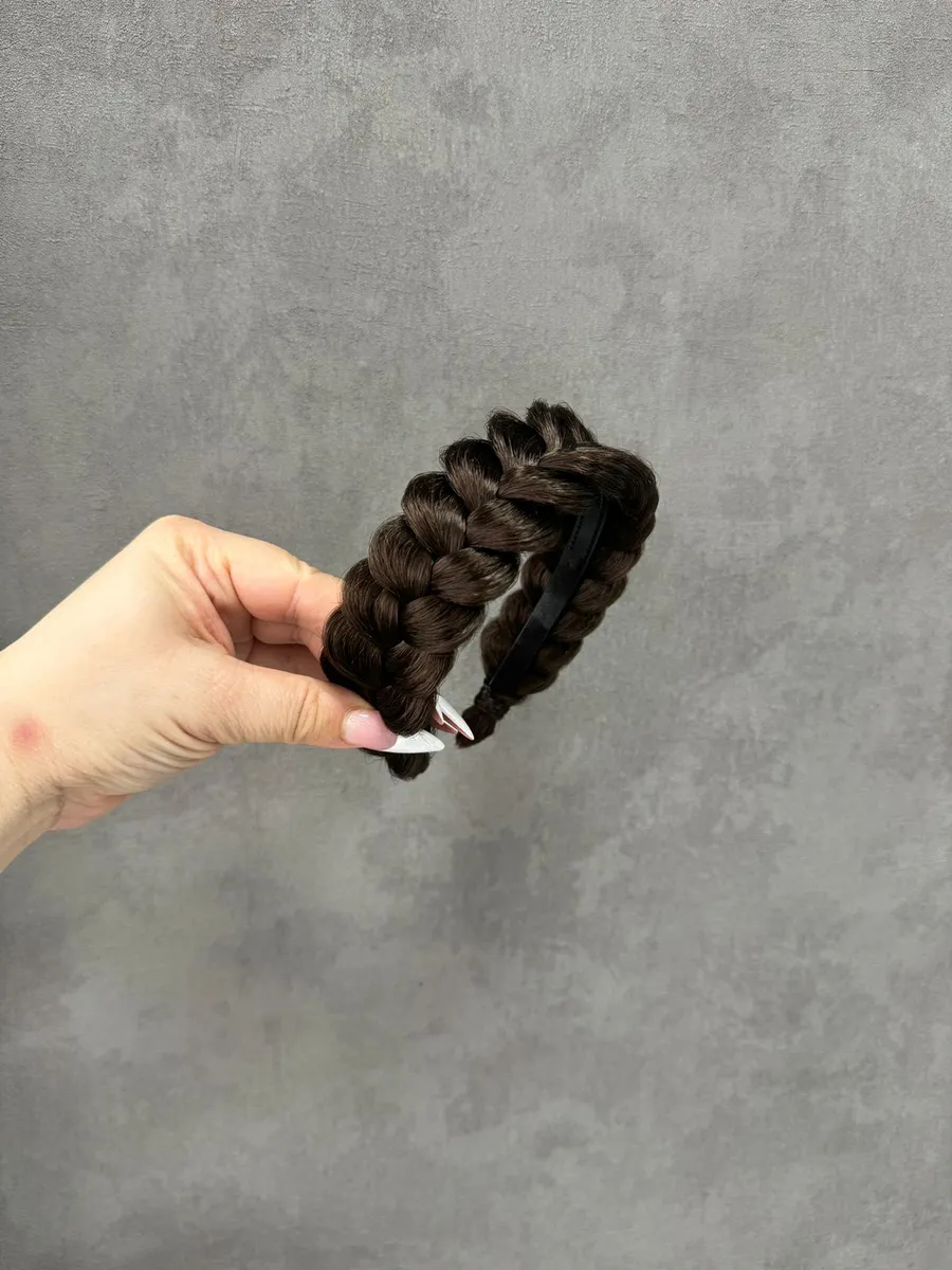 Ободок с косой