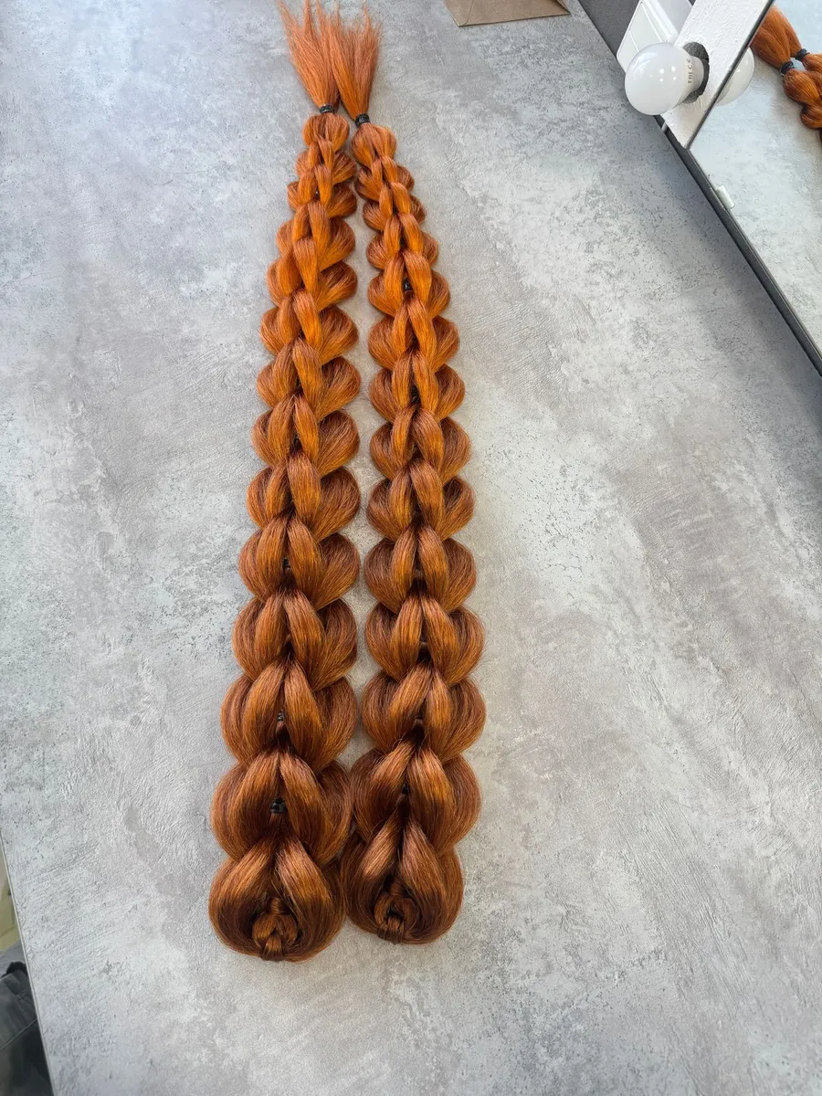 3д косы накладные на заколках