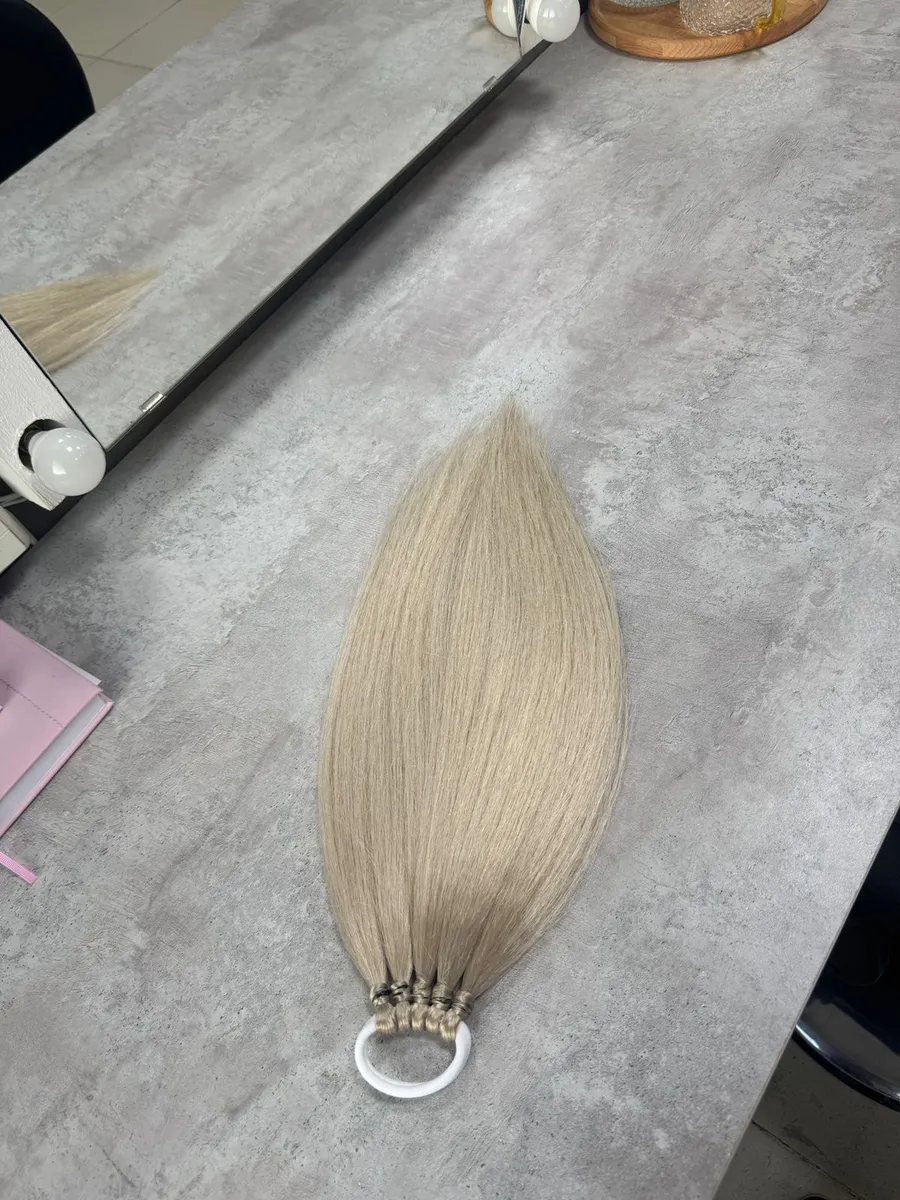 Хвост из канекалона на резинке