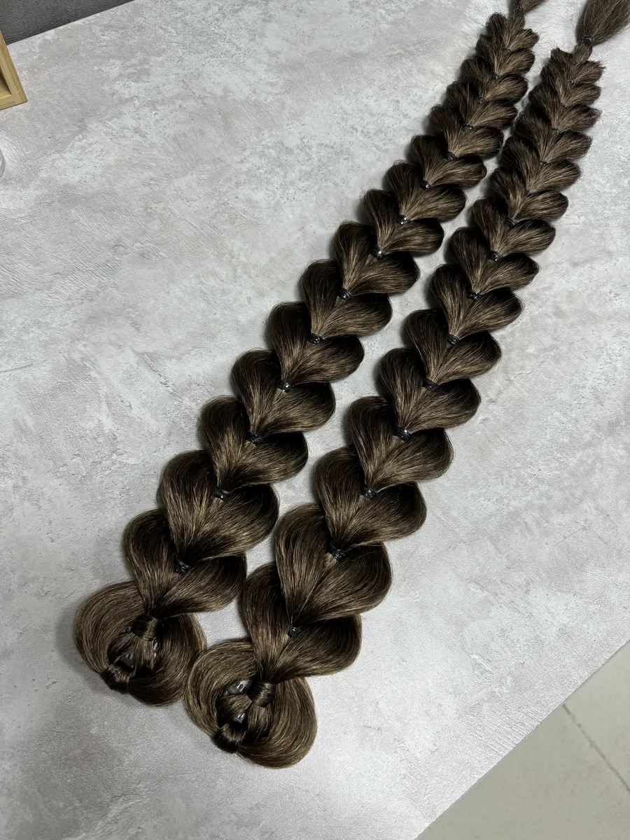 Французские косы накладные на заколках