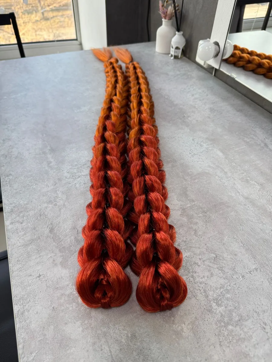 3д косы накладные на заколках